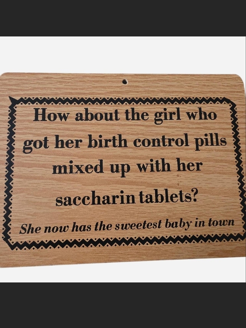 2 Wooden Humorous Wall Plaque